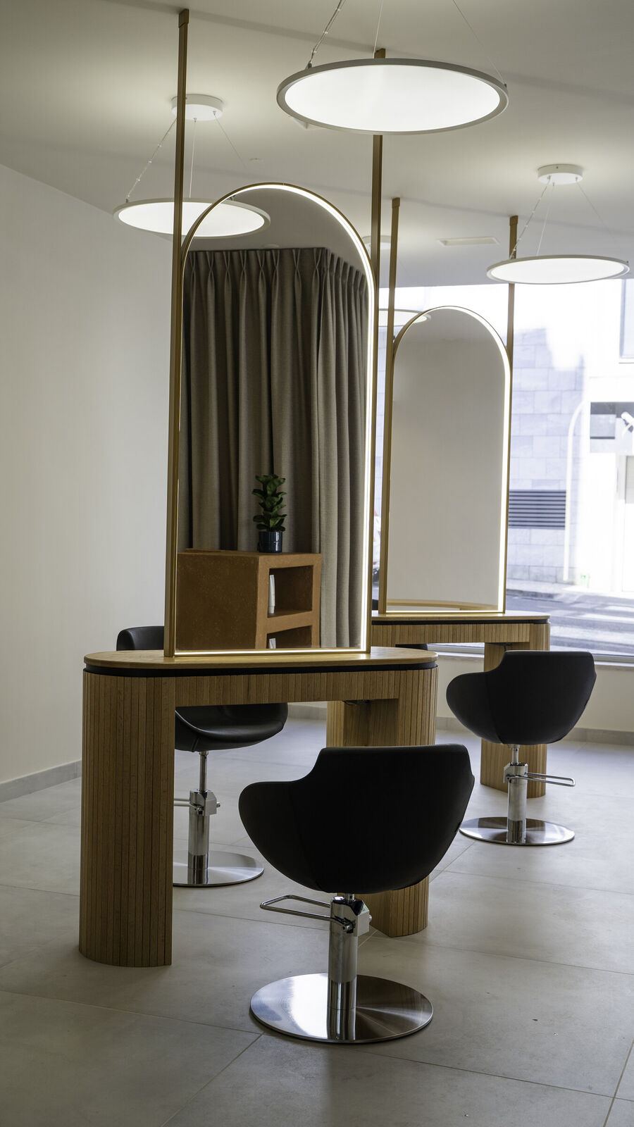 Two styling stations, Salon Max