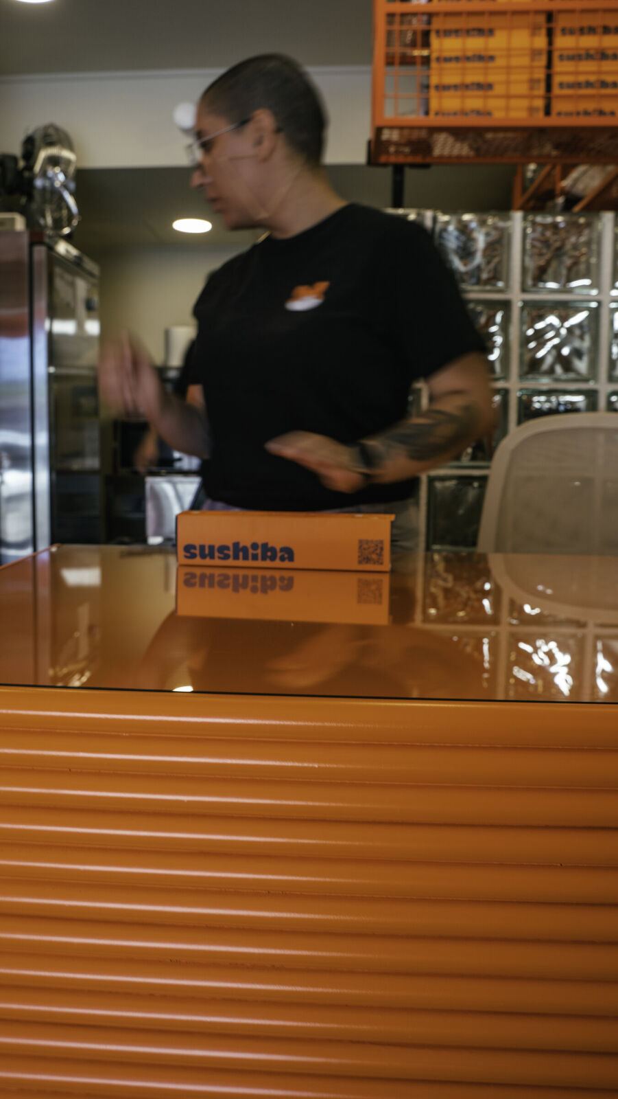 Orders on the counter, Sushiba